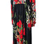 Farm Rio x Anthropologie Long-Sleeve V-Neck Floral Maxi Dress