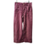 Anthropologie Maeve The Colette Velvet Crop Wide-Leg