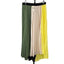 Anthropologie Pleated Colorblock Midi Skirt