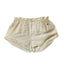 Anthropologie Linen Beach Shorts in Pearl Paperbag