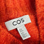 COS Womens Wool Alpaca Blend High V-Neck Shawl Collar Sweater