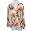 Anthropologie Pilcro The Sidney Batwing Gauzey Print Light Blouse