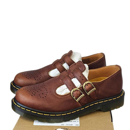 Dr. Martens Womens 8065 Mary Jane Leather Shoes