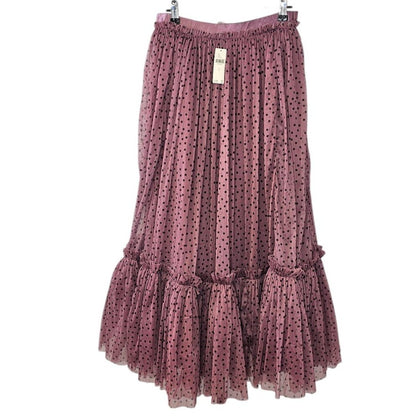 Anthropologie Maeve Tiered Tulle Maxi Skirt