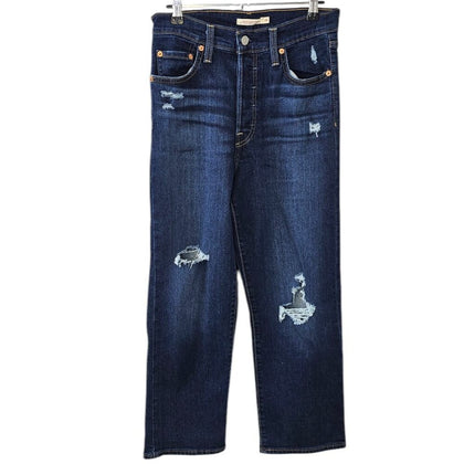 Levi's Womens Ribcage Straight Ankle Jeans