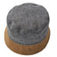 Brunello Cucinelli Bucket Hat Beaded Detail Denim Suede Size Small Authenticated