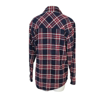 Aritzia TNA Womens Thick Flannel Button Up Long Sleeve