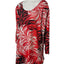 Sympli Canada Womens 3/4 Sleeve Printed Stretch Scoop Neck Top