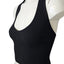 Aritzia Sundeh Sunday Best Seamless Ribbed Black Halter Crop Tank