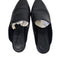 Frank & Oak Womens Black Leather Mules