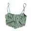 Anthropologie Lace Floral Underwire Sheer Bustier Top