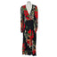 Farm Rio x Anthropologie Long-Sleeve V-Neck Floral Maxi Dress