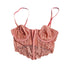 Anthropologie Floral Lace Underwire Bustier, V-Neck, Sheer, Size Small, NWT