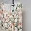 Dynamite Square Neck Floral Long Sleeve Mini Dress