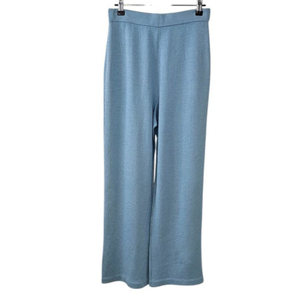St. John Collection Womens Santana Knit Pull On Wide Leg Pants