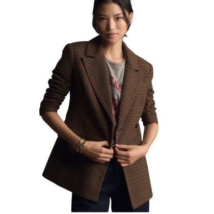 Anthropologie Avec Les Filles Hourglass Double-Breasted Blazer