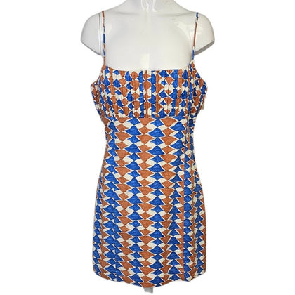 Anthropologie Maeve The Ophelia Sleeveless Linen Blend Slim Mini Dress Size 6