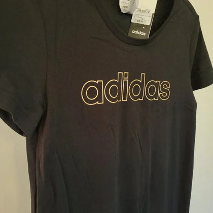 Adidas  Womens T-Shirt Dress, Black, Mini