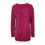 Tahari Womens 100% 2 Ply Cashmere V-Neck Long Sleeve Shirt