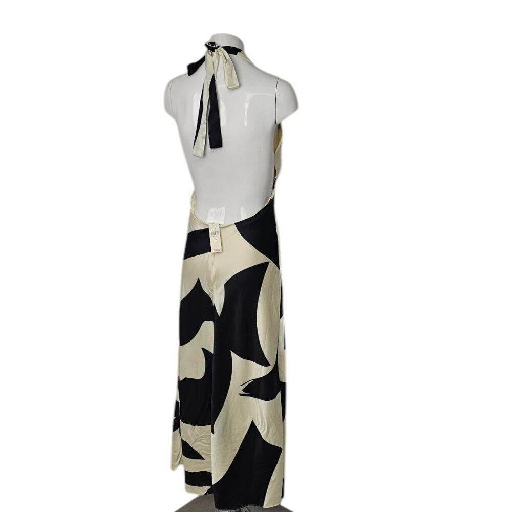 Anthropologie Bardot Citron Halter Midi Dress Luxy Thrift Anthropologie Bardot Citron Halter Midi Dress Luxy Thrift