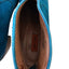Miz Mooz Nomad Turquoise Blue Leather Heeled Ankle Boots