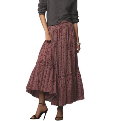 Anthropologie Maeve Tiered Tulle Maxi Skirt