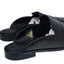 Frank & Oak Womens Black Leather Mules