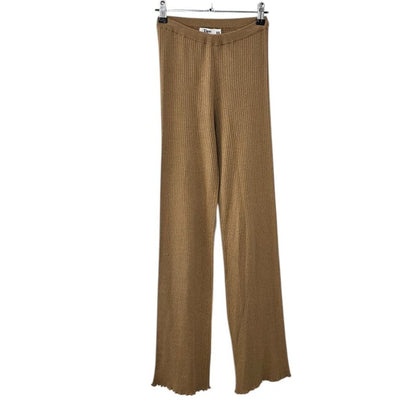 Tiger Mist Womens Lightweight Knit Pull On Lettuce Hem Pants