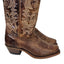 Boulet Womens Leather Embroidered Cowboy Boots
