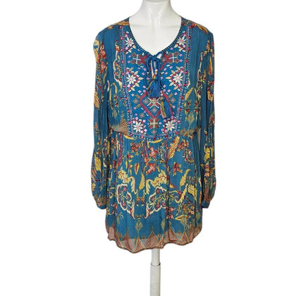 Soft Surroundings Womens Mirapani Tunic