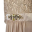 Eliza J. Lace, Embellished Waist, Chiffon, Flowy Maxi Dress