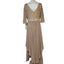 Eliza J. Lace, Embellished Waist, Chiffon, Flowy Maxi Dress