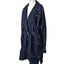 Anthropologie Pilcro Oversized Draped Dolman Denim Belted Trench Coat