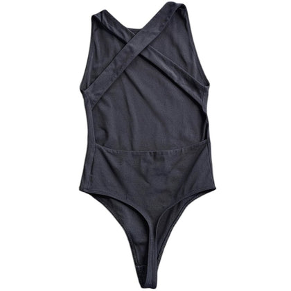 Aritzia Babaton Contour Open Cross Back Bodysuit