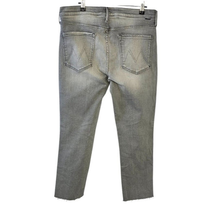 MOTHER The Rascal Mid-Rise Ankle-Fray Jeans