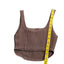 Aritzia Babaton Sculpt Knit Bustier Crop Top, Brown, Thick Knit, Stretch, Size S