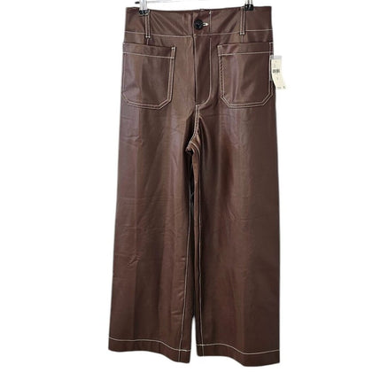 Anthropologie Maeve The Colette Cropped Wide Leg Pant