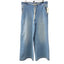 Anthropologie Pilcro Denim-Knit Pull-On High-Rise Wide-Leg Pants