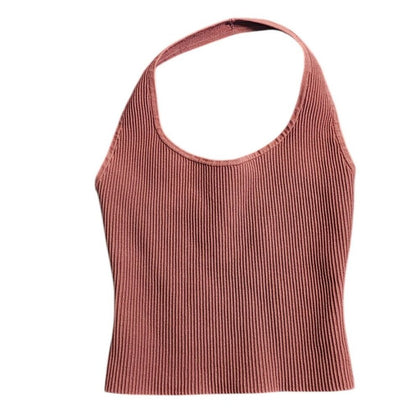 Aritzia Babaton Sculpt Knit Halter Tank