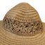 Anthropologie Crochet Ribbon Floppy Sun Hat Tan