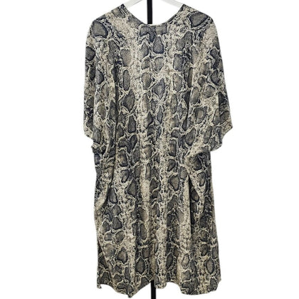 Brunette The Label x KOY Resort Snake Print Swim Cover Up